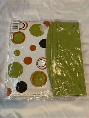 Miche Green and White Polka Dot Panel Satchel